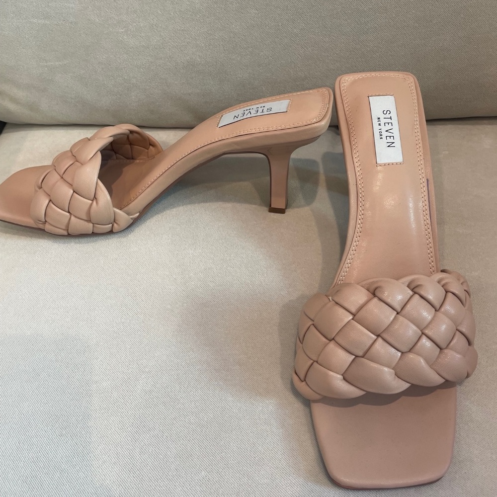Steven by Steve Madden nude braided sandal